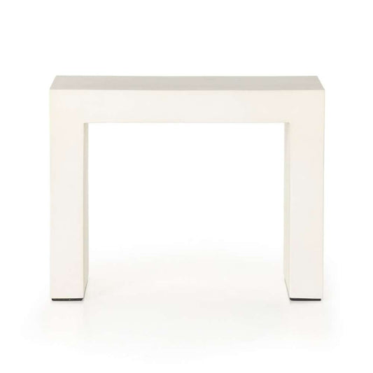 Four Hands - Parish Outdoor End Table - White Concrete - 104574-005 veiw 2