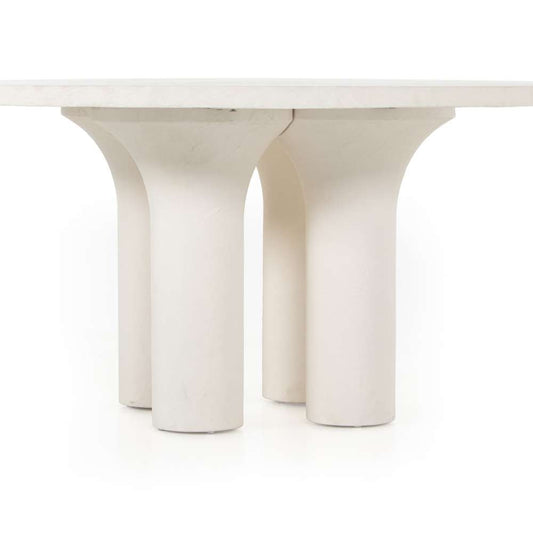 Four Hands - Parra Dining Table - Plaster Molded Concrt - 237447-001 veiw 2