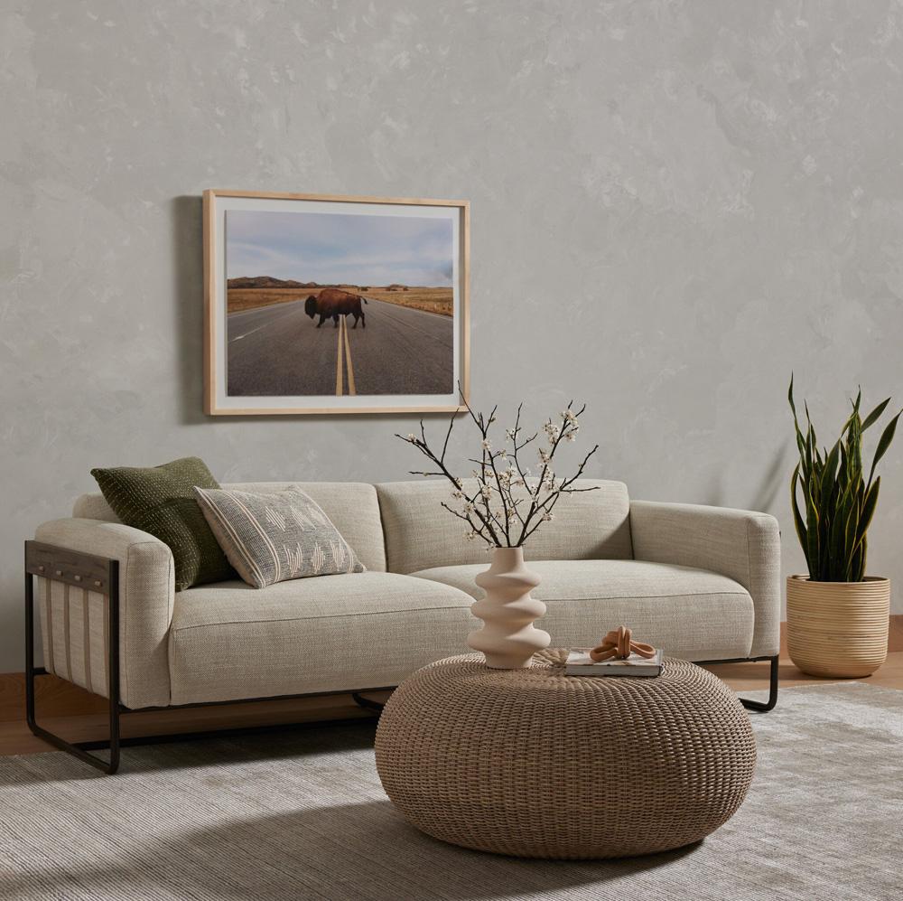 Four Hands - Phoenix Coffee Table-Vintage White - JLAN-212 veiw 8