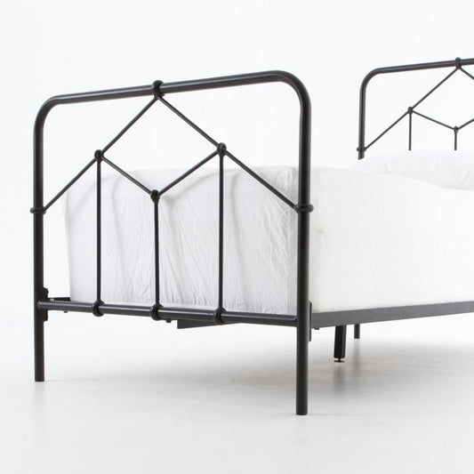 Four Hands - Casey Iron Twin Bed - Black - ICAP-T7 veiw 2