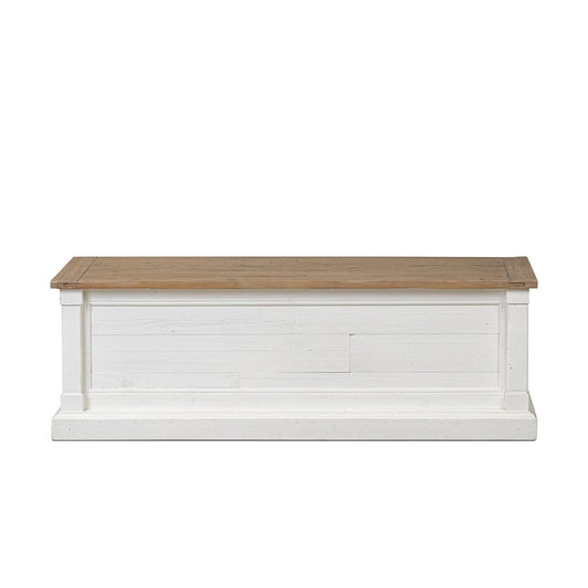 Four Hands - Reclaimed - Cintra Blanket Chest - Limestone White - 107819-006_CLOSEOUT view 2