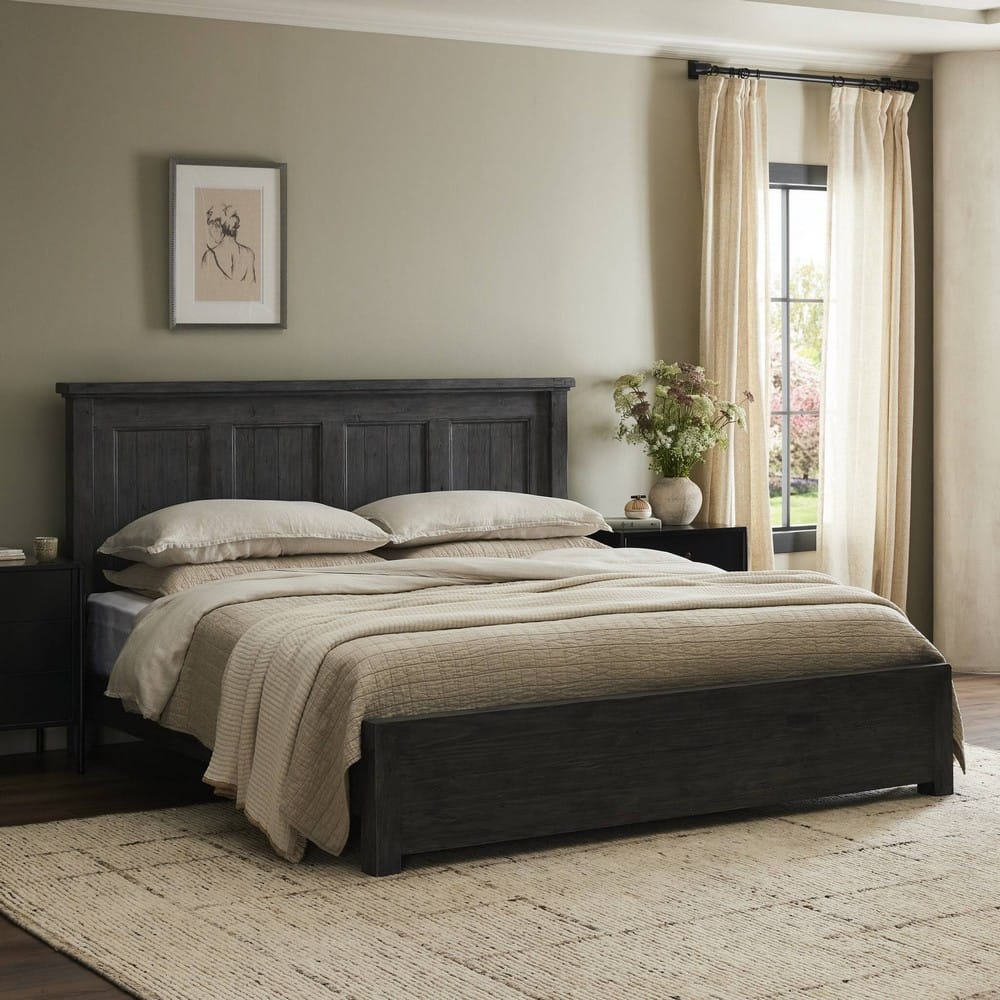 Four Hands - Reclaimed - Irish Coast Box Bed With Low Footboard - Washed Grey - 245238-002_CLOSEOUT view 12