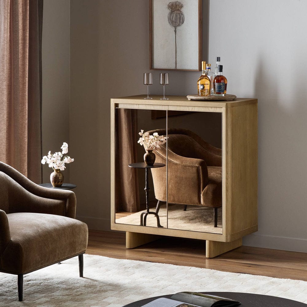 Four Hands - Reneen Bar Cabinet - Blonde Oak - 249463-002 view 4