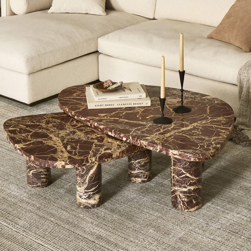 Four Hands - Rockwell - Zion Coffee Table-Small Table-Merlot - 239701-001 veiw 12