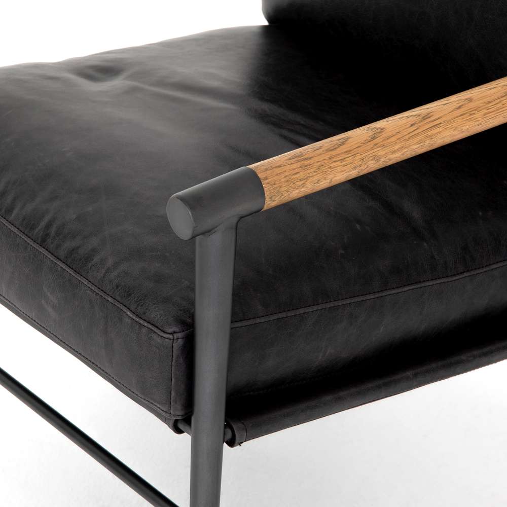 Four Hands - Rowen Chair - Sonoma Black - 105778-006 veiw 5