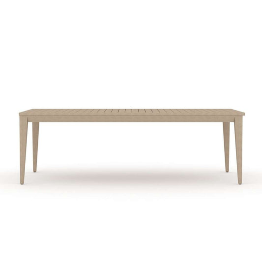Four Hands - Sherwood Outdoor Dining Table - Washed Brown-FSC - 226821-001 veiw 2