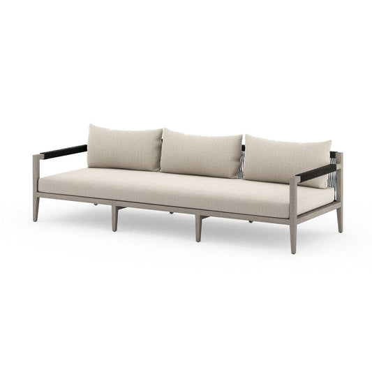 Four Hands - Sherwood Outdoor Sofa, Weathered Grey - Faye Sand - JSOL-10201K-971 view 2