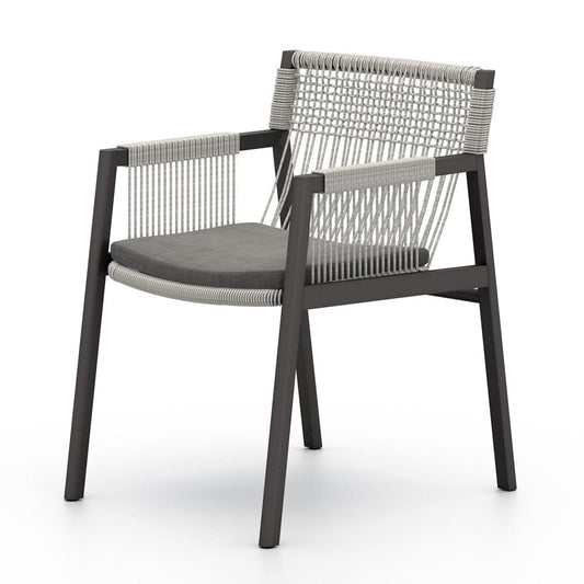Four Hands - Shuman Outdoor Dining Chair - Venao Charcoal - 224961-002 view 2