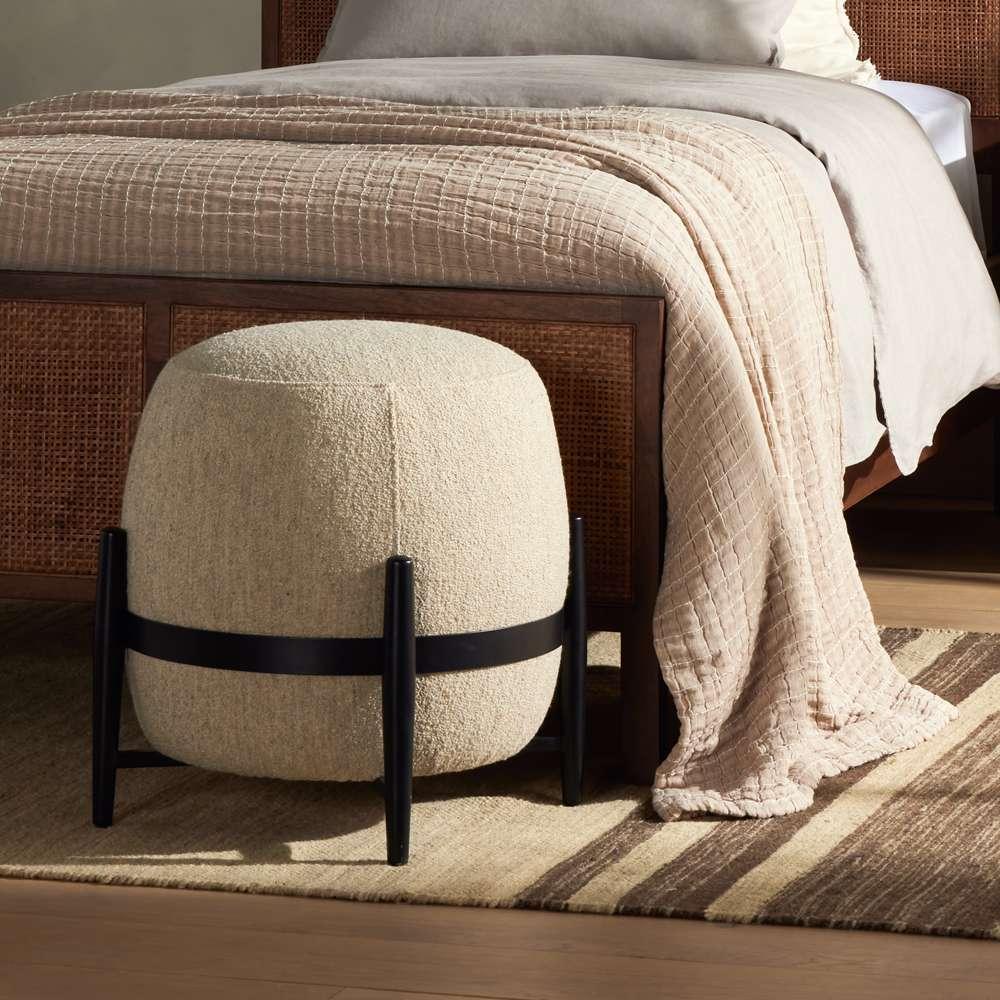 Four Hands - Sia Ottoman - Athena Taupe - 230100-001 veiw 5