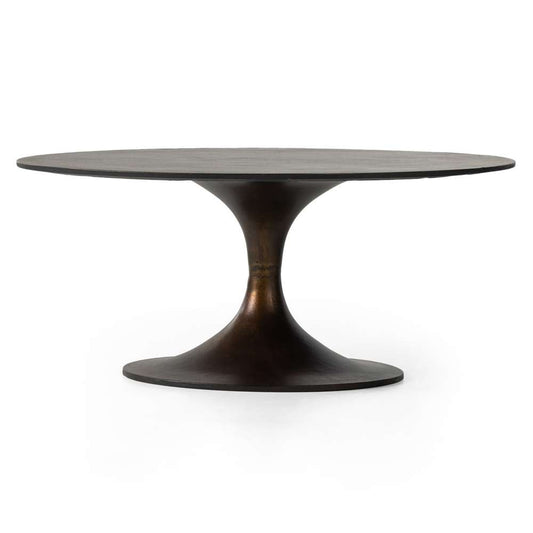 Four Hands - Simone Round Coffee Table - Antique Rust - 228085-001 veiw 2