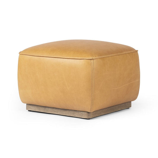 Four Hands - Sinclair Square Ottoman-21" - Palermo Butterscotch - 238547-001 view 2