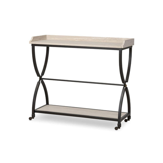 Four Hands - Six Beers Table - Travertine - 244447-002 view 2