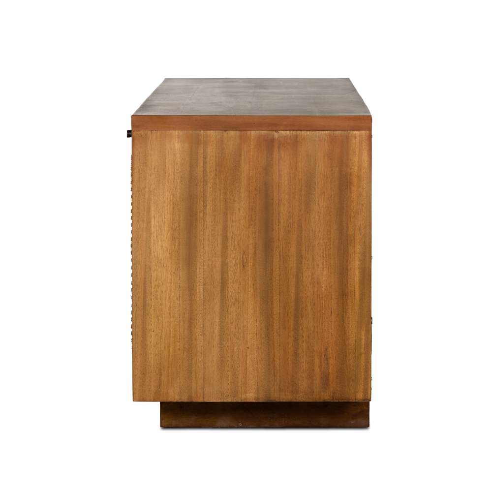 Four Hands - Slayton - Macklin Media Console-Light Mahogany - 232364-001 veiw 8