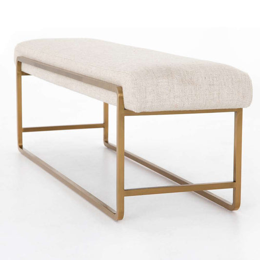 Four Hands - Sled Bench - Thames Cream - 106280-005 veiw 2