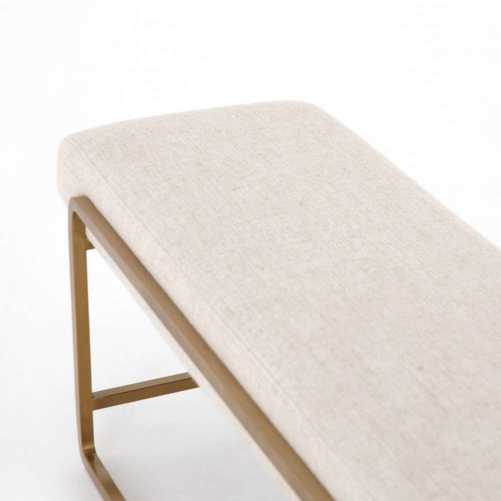 Four Hands - Sled Bench - Thames Cream - 106280-005 veiw 5