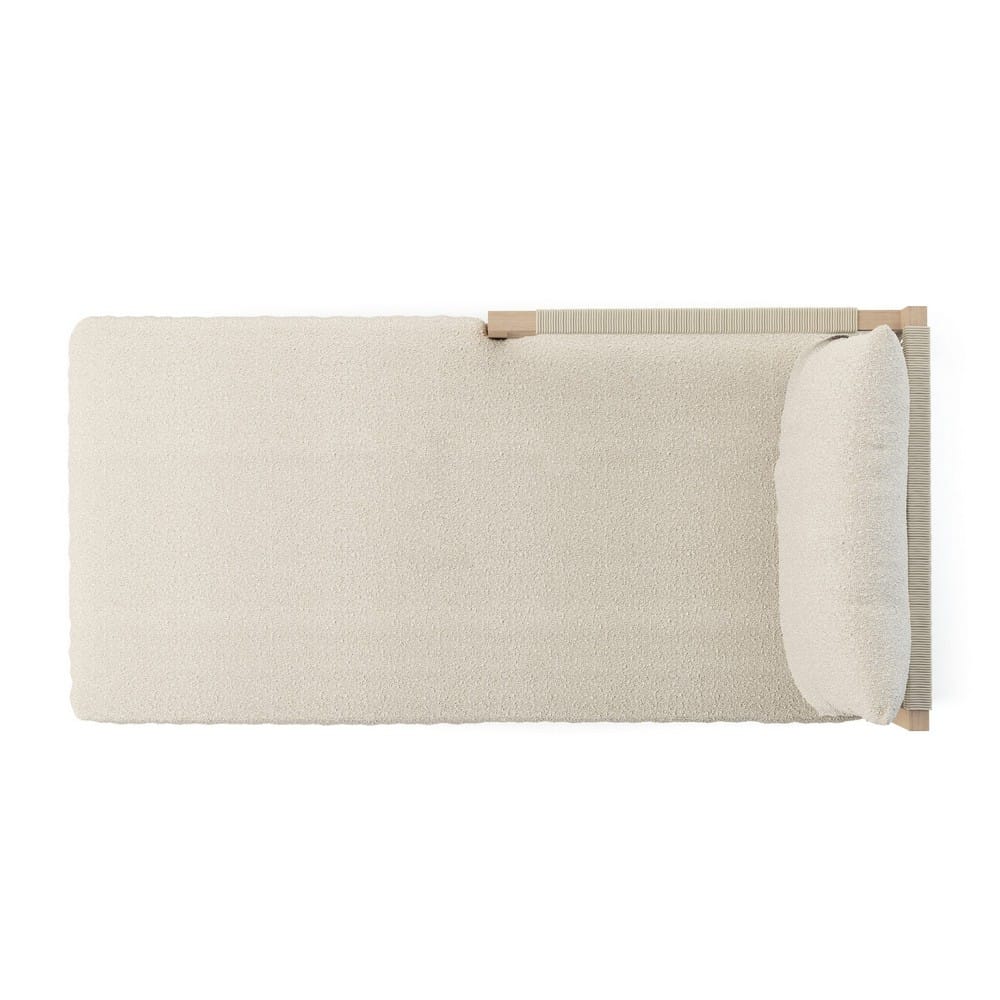 Four Hands - Solano - Build Your Own: Sherwood Outdoor Sectional, Brown - FIQA Boucle Cream - 237637-006_CLOSEOUT view 5