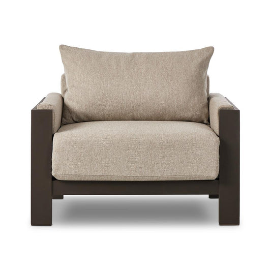 Four Hands - Solano - Chapman Outdoor Metal Chair - Concha Fog - 247430-002 veiw 2