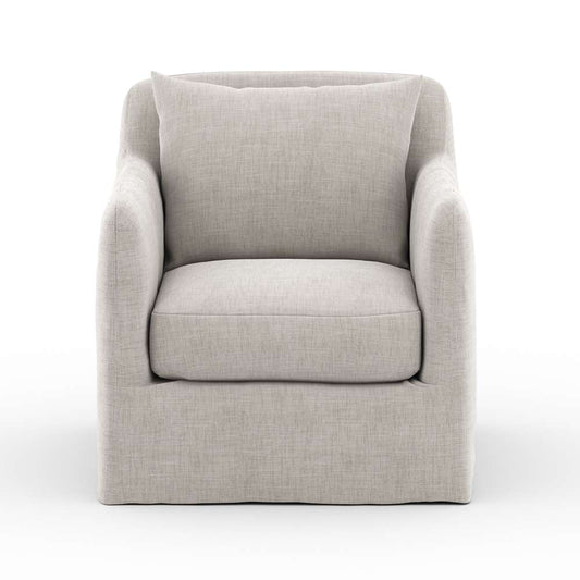Four Hands - Solano - Dade Outdoor Swivel Chair-Stone Grey - 223196-002 veiw 2