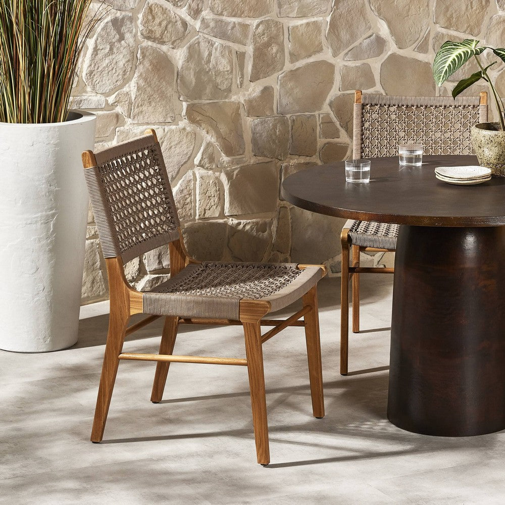 Four Hands - Solano - Delmar Outdoor Dining Chair - Khaki Rope - 106976-007_CLOSEOUT view 12