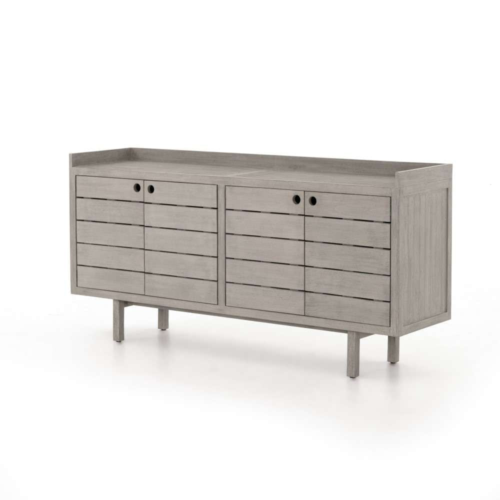 Four Hands - Solano Lula Outdoor Sideboard-Weathered Grey -JSOL-060A veiw 1