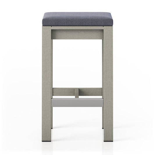 Four Hands - Solano - Monterey Bar + Counter Stool, Weathered Grey - Faye Navy - 227507-014_CLOSEOUT view 2