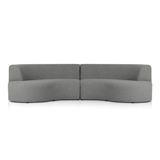 Four Hands - Solano - Opal Outdoor 2-Piece Sectional - Hayes Smoke - 230044-003 veiw 2
