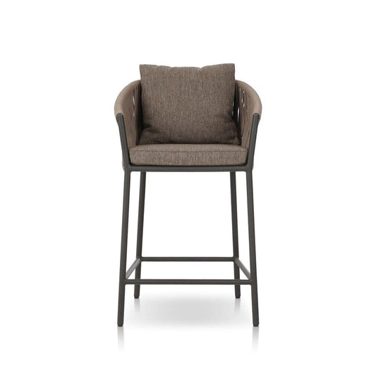 Four Hands - Solano - Porto Outdoor Counter Stool - Ellor Brown - 107039-006 veiw 2
