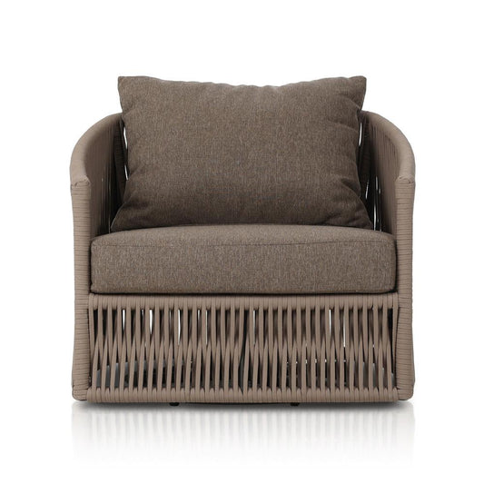 Four Hands - Solano - Porto Outdoor Swivel Chair - Ellor Brown - 236754-003 veiw 2