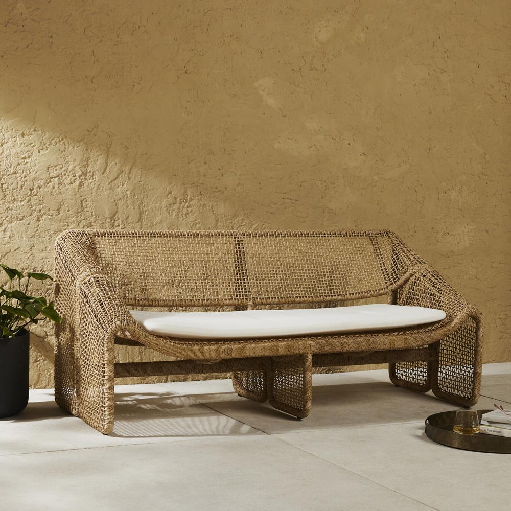 Four Hands - Solano - Selma Outdoor Sofa - Venao Ivory - 233633-002 veiw 4