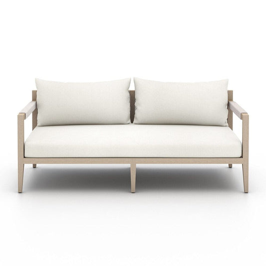 Four Hands - Solano - Sherwood Outdoor Sofa, Washed Brown - Venao Ivory - 223329-019 veiw 2