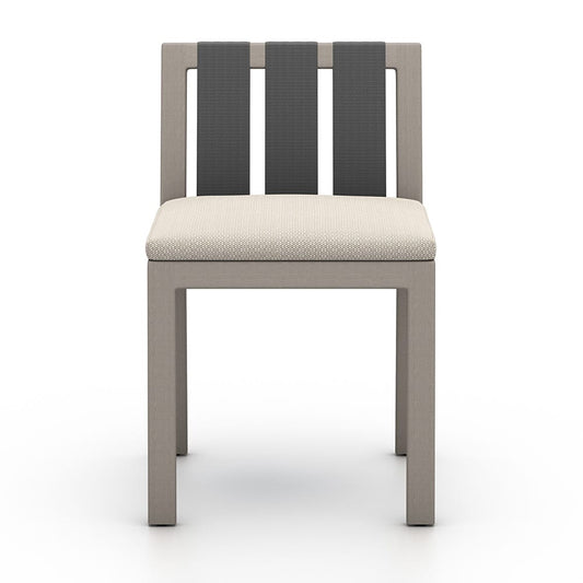 Four Hands - Solano - Sonoma Outdoor Dining Chair, Weathered Grey - Faye Sand - 227508-008_CLOSEOUT view 2