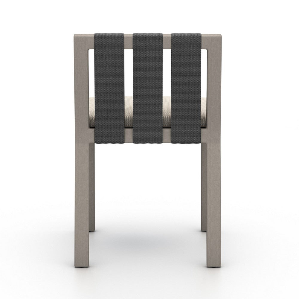 Four Hands - Solano - Sonoma Outdoor Dining Chair, Weathered Grey - Faye Sand - 227508-008_CLOSEOUT view 4