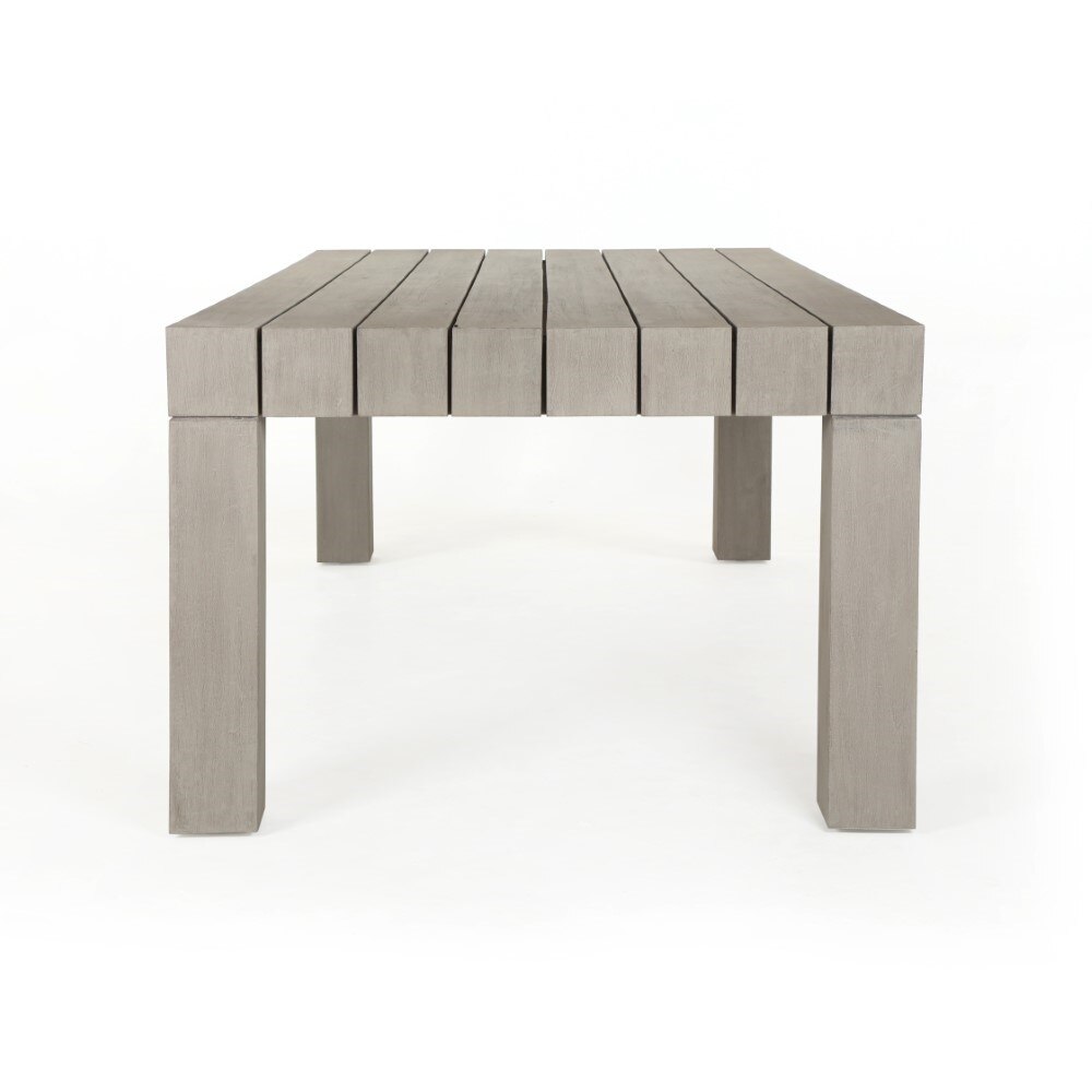 Four Hands - Sonora Outdoor Dining Table 87in - Grey - JSOL-055 veiw 8