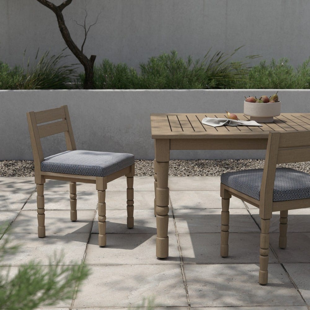 Four Hands - Solano - Waller Outdoor Dining Chair - Faye Navy - 228980-003_CLOSEOUT view 5