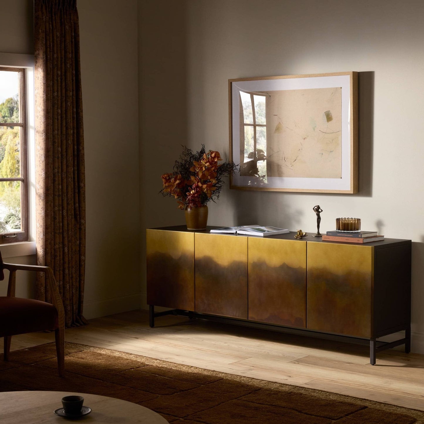 Four Hands - Stormy Media Console - Aged Brown - IELE-122 view 4