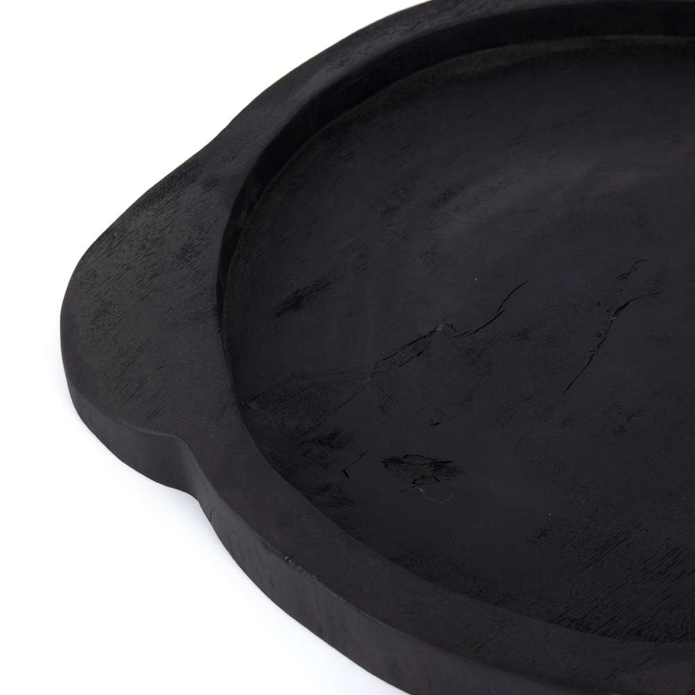 Four Hands - Tadeo Round Tray - Carbonized Black - 223765-002 veiw 5