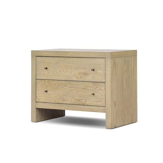 Four Hands - Torrington Charging Nightstand - Sandy Oak Resawn - 238222-002 view 2