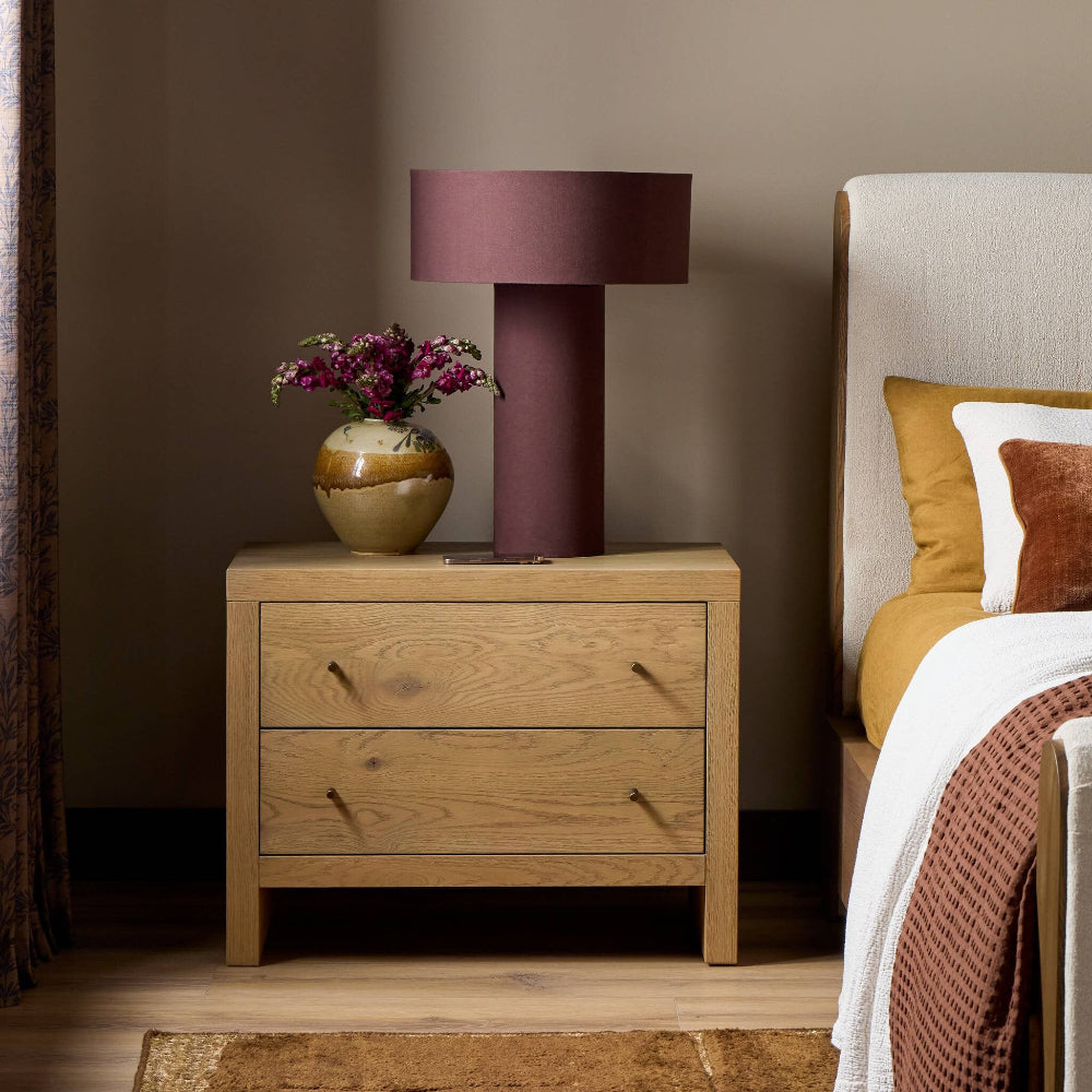 Four Hands - Torrington Charging Nightstand - Sandy Oak Resawn - 238222-002 view 13