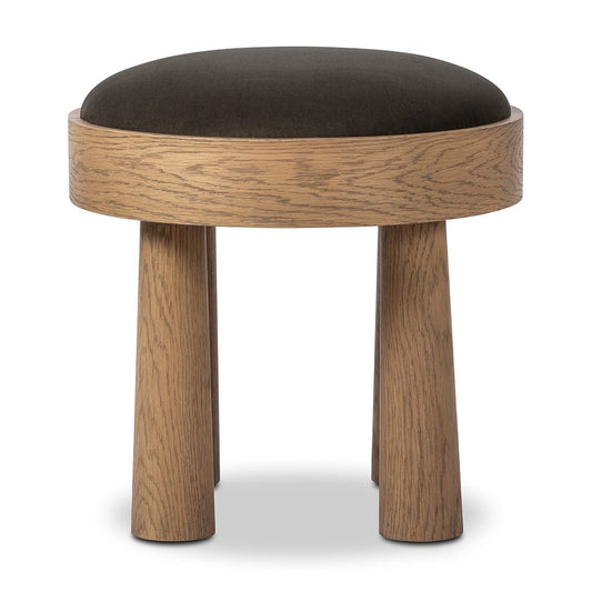 Four Hands - Townsend - Louise Accent Stool - Modern Velvet Loden - 241017-006_CLOSEOUT view 2