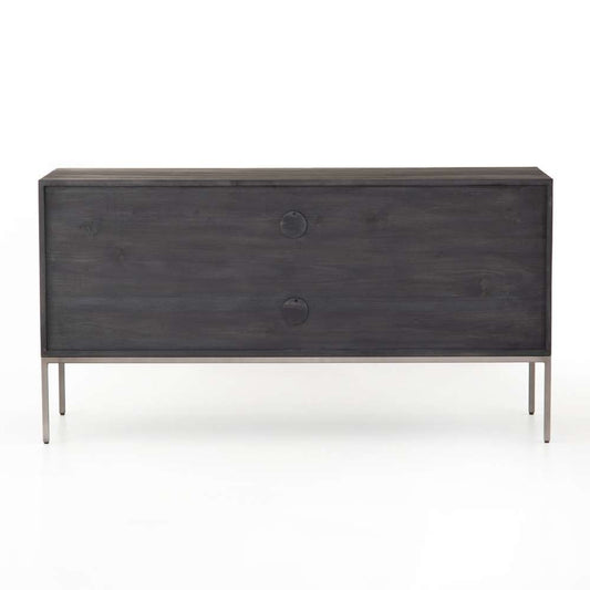 Four Hands - Trey Modular Filing Credenza - Black Wash - UFUL-035A veiw 2