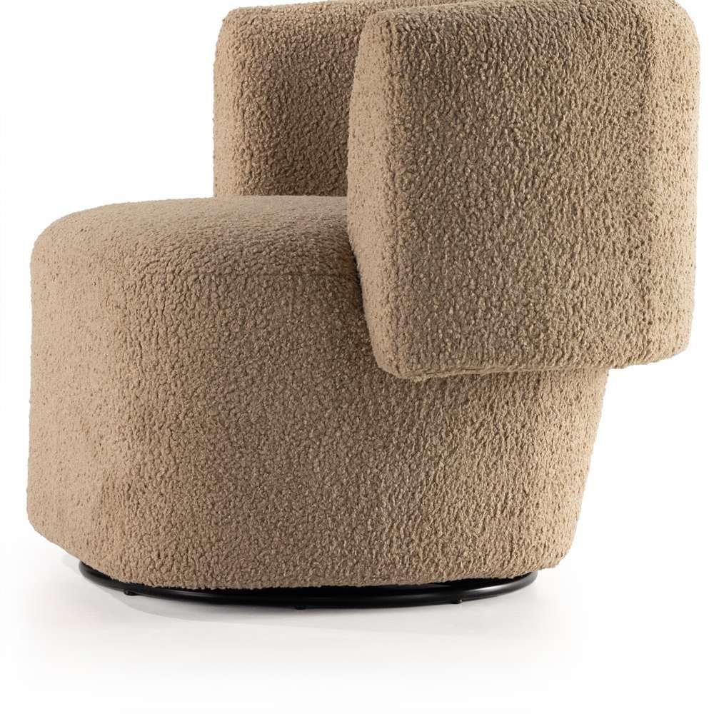 Four Hands - Tybalt Swivel Chair - Sheepskin Camel - 231367-001 veiw 5