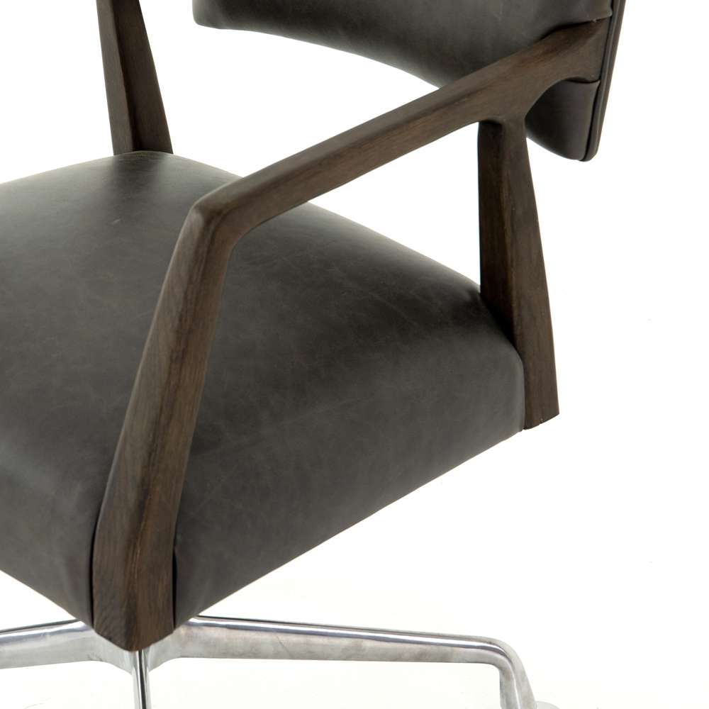 Four Hands - Tyler Desk Chair - Chaps Ebony - 105588-009 veiw 5