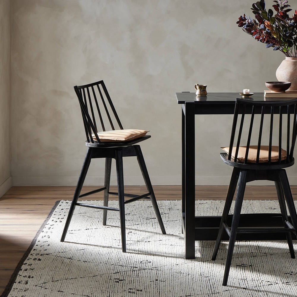 Four Hands - Wallis - Lewis Swivel Bar + Counter Stool - Whiskey Saddle - 240947-003_CLOSEOUT view 10