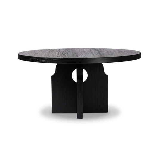 Four Hands - Wells - Allandale Round Dining Table - Reclaimed Black Elm - 235824-002 veiw 2
