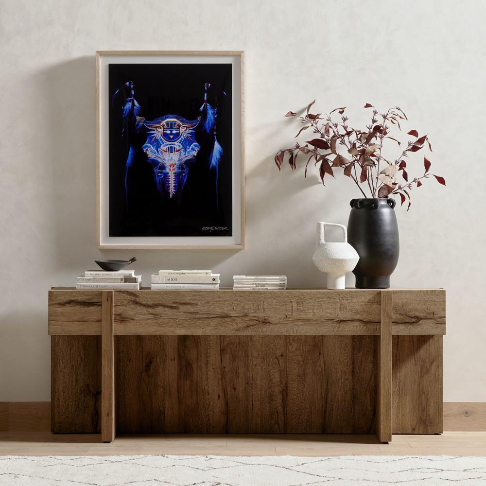 Four Hands - Wesson - Bingham Console Table - Rustic Oak Veneer - 223621-002 veiw 4