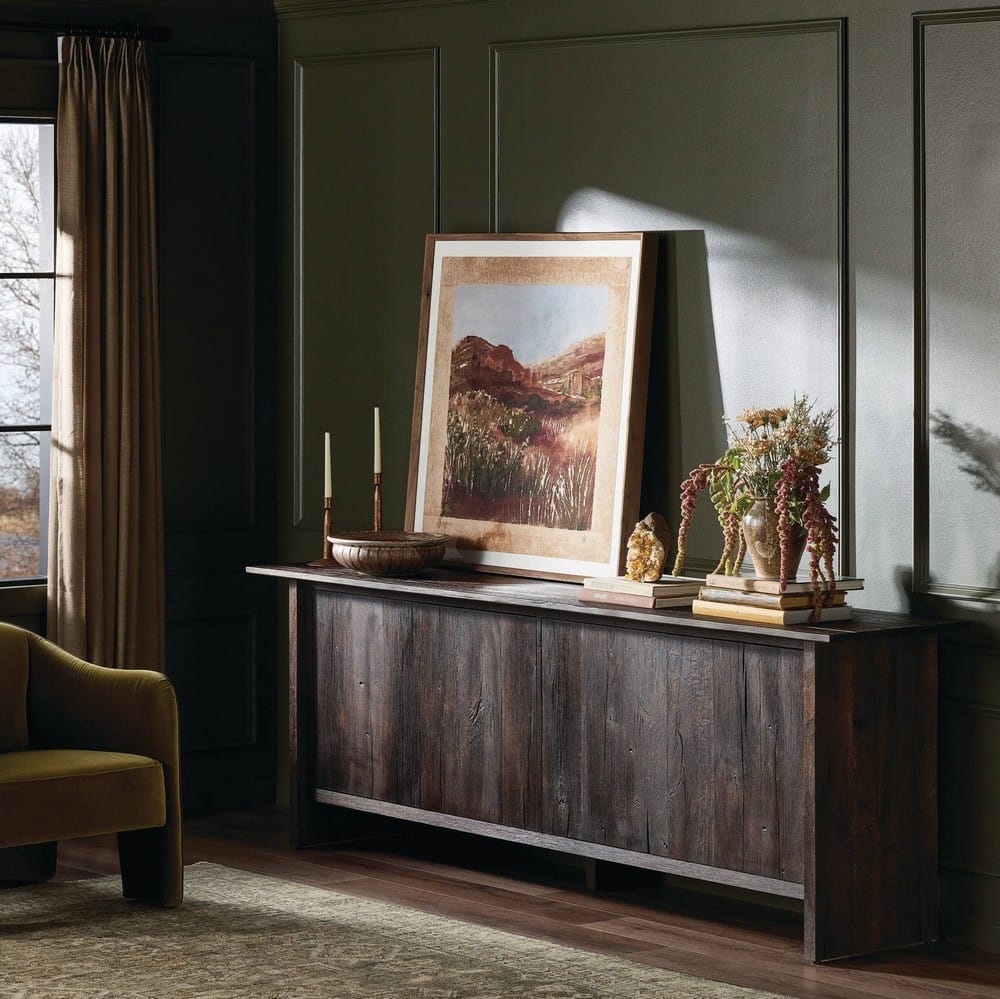Four Hands - Wesson - Irina Sideboard - Burnt Resawn Oak - 240890-001_CLOSEOUT view 12