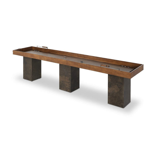 Four Hands - Wesson - Shuffleboard Table - Natural Brown Guanacaste - 235088-001 veiw 2