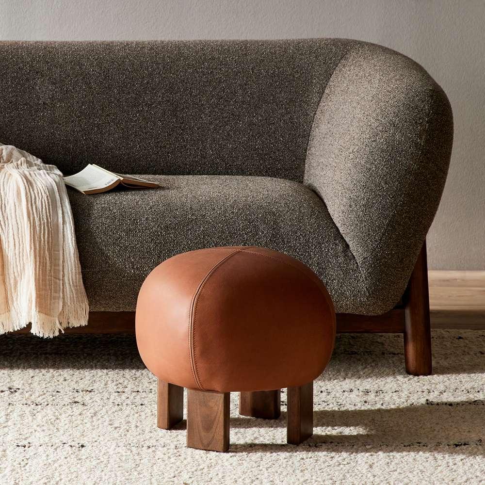 Four Hands - Westgate - Alma Ottoman-Brickhouse Cognac - 238417-001 veiw 6