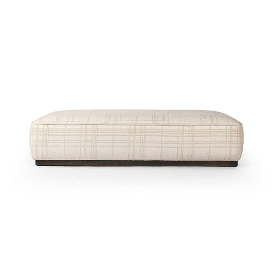 Four Hands - Westgate - Sinclair Cocktail Ottoman - Sheffield Ivory - 236096-017 veiw 2