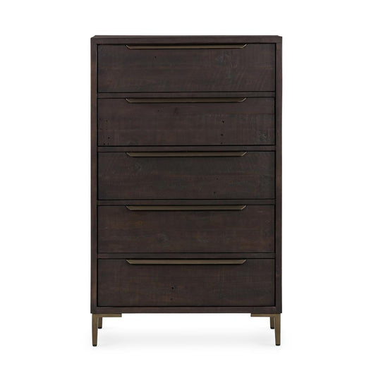 Four Hands - Wyeth - Wyeth 5 Drawer Dresser - Dark Carbon - 108382-010 veiw 2